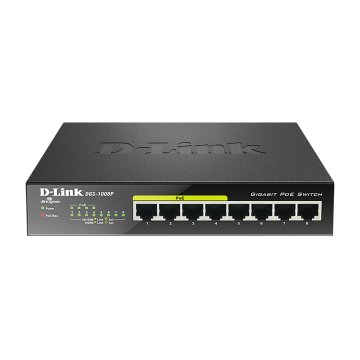 Switch No Gestionable D-link Dgs-1008p 8p Giga Con 4p Poe (52w) Sobremesa No Rack