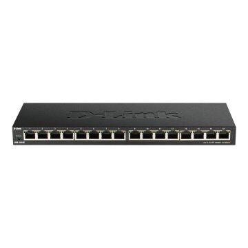 Switch No Gestionable D-link Dgs-1016s 16p Giga Low Profile Para Sobremesa - Pared O Instalaciones De Poco Espacio 2