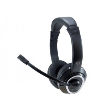 (km0) Headset Conceptronic Polona Conexion Jack 3.5mm Mic. Flexible Control De Vol. Cash30me Color Negro