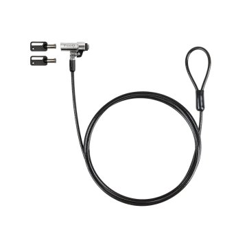 (reacondicionado) Cable Deseguridad Portatiles  monitores televisores Tooq Tqclkc0045-g Sistema Nano Con Llave