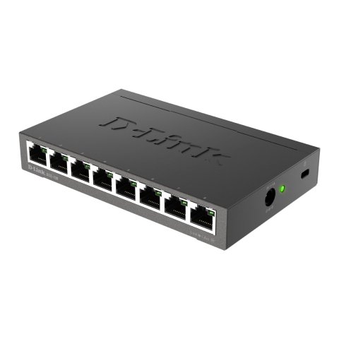 Switch No Gestionable D-link Dgs-108 8p Giga Carcasa Metal Sobremesa No Rack                        
