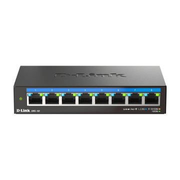 Switch No Gestionable Dlink Dms-108 8p Multigigabit 2,5g Carcasa Metalica Sobremesa No Rack 2