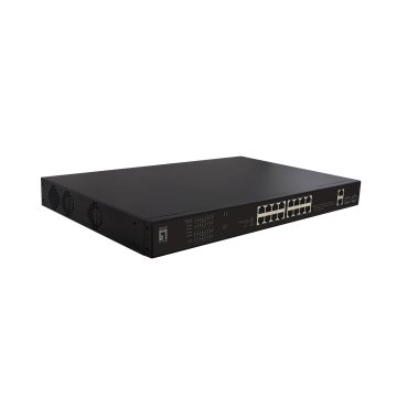 Switch Level One No Gestion 16p 10 100 Poe 270w + 2 Gigabit + 2 Sfp