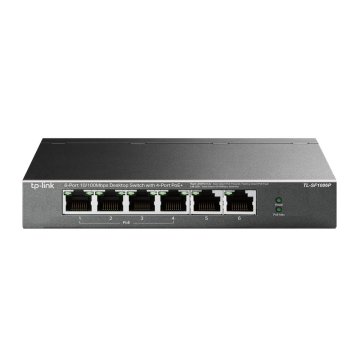 Switch No Gestionable Tp-link Tl-sf1006p Sobremesa 2p 10 100 4p Poe 10 100 Total Poe 67w