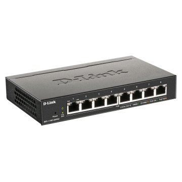 Switch Semigestionable D-link Dgs-1100-08pv2 e 8p Giga Poe (64w) No Rack 2