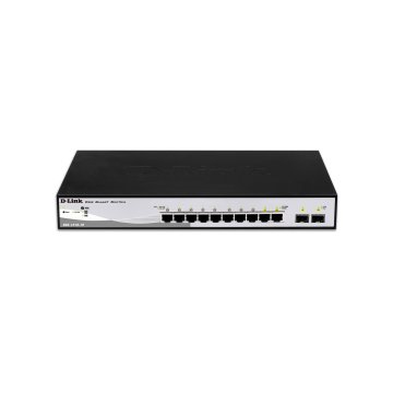 Switch Semigestionable D-link Dgs-1210-10 e 8p Giga + 2p Giga Combo Rack
