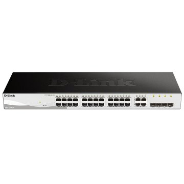 Switch Semigestionable D-link Dgs-1210-24 e 20p Giga + 4p Giga Combo Rack