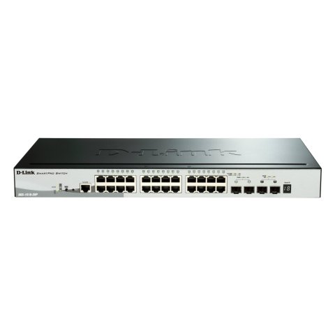 Switch Semigestionable D-link Stackable Dgs-1510-28p e 24 Giga Poe (193w) + 4p 10g Sfp+