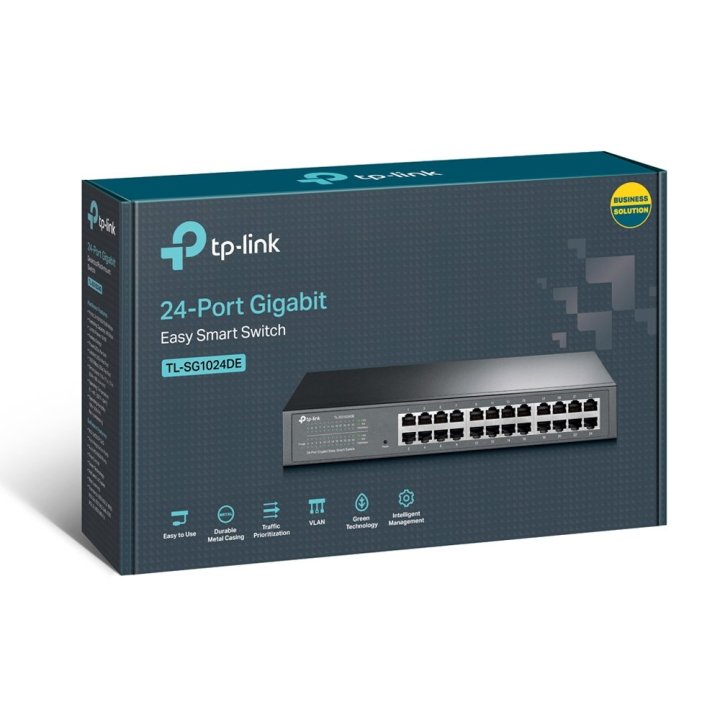 Switch Semigestionable Tp-link Sg1024de 24p Giga Carcasa Metalica 19" Rack