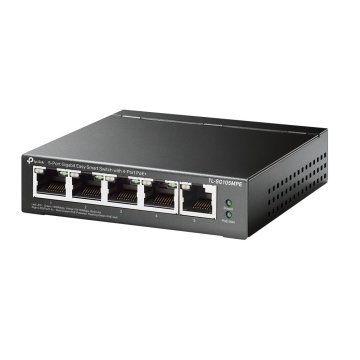 Switch Semigestionables Poe+ Tp-link Sg105mpe 5p Gigabit 4p Poe+ Total Poe+ 120w Carcasa Metalica