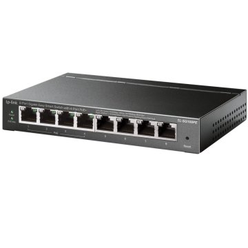 Switch Semigestionable Tp-link Sg108pe 8p Giga Alimentacion Poe 55w Carcasa Metalica 2
