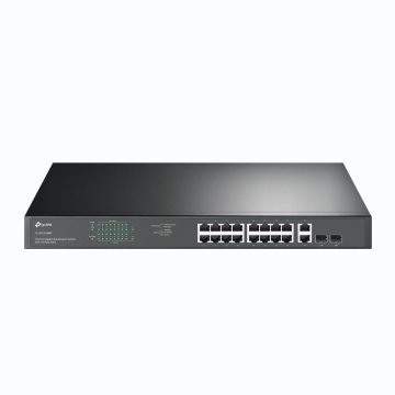 Switch Semigestionable Tp-link Sg1218mp 16p Giga Poe poe+ +2p Giga No Poe Alimentacion Poe 192w Rack 19" 1u