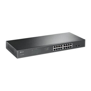Switch Semigestionable Tp-link Sg1218mpe 16p Giga Poe poe+ Alimentacion Poe 192w Rack 19" 1u 2