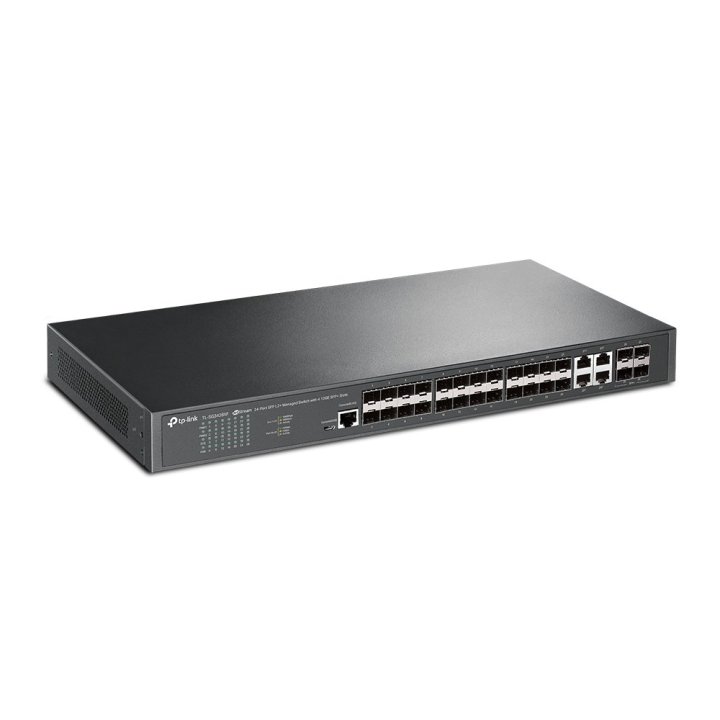 Switch Gestionable Jetstream Tp-link Sg3428xf 24p Gigabit Sfp L2+ Y 4 Ranuras Sfp+ De 10 Ge
