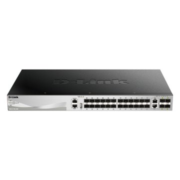 Switch Gestionable L3 D-link Stackable Dgs-3130-30s e 24p Sfp + 2p 10g + 4p 10g Sfp+