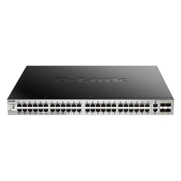 Switch Gestionable L3 D-link Stackable Dgs-3130-54ps e 48p Poe (370w) Giga + 2p 10g + 4p 10g Sfp+