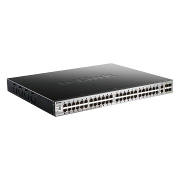 Switch Gestionable L3 D-link Stackable Dgs-3130-54ps e 48p Poe (370w) Giga + 2p 10g + 4p 10g Sfp+ 2