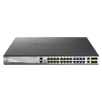 Switch Gestionable D-link Dms-3130-30ps 16xpoe+ 100 1000 2.5gbase-t   8xpoe++ (60w) 100 1000 2.5g 5gbase-t   2x100 1000 2.5g