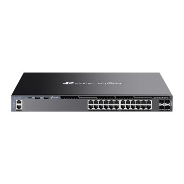 Switch Gestionable L3 Tp-link Sg6428x 24p Gigabit Con 4 Slots Sfp+ 10g Puerto De Consola Rj45 usb-c Rack 1u 19"