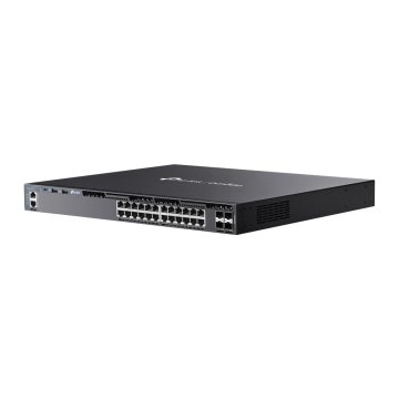 Switch Gestionable L3 Tp-link Sg6428x 24p Gigabit Con 4 Slots Sfp+ 10g Puerto De Consola Rj45 usb-c Rack 1u 19" 2