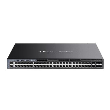 Switch Gestionable L3 Tp-link Sg6654xhp 48p Gigabit Con 6 Slots Sfp+ 10g Puerto De Consola Rj45 usb-c Rack 1u 19"
