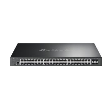 Switch Gestionable L2 Tp-link Tl-sg3452x 48p Giga L2+ Mas 4 Ranuras 10g Sfp+ Puerto De Consola Rj45 micro-usb Rack 1u 19"