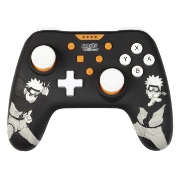 (km0) Gamepad Konix Switch Naruto Cable 3m Compatible Con Pc Color Negro Kx-nar-sw-pad-b Cash30