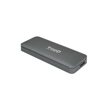 Caja Externa M.2 Usb-c Tooq Tqe-2281g Para M.2 Ngff Usb 3.1 Gen1 Gris