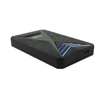 Caja Externa 2.5" Usb 3.0 Gaming Tooq Tqe-2550bl Para Hd De 9,5mm Sata Usb3.0 3.1gen1 Led Azul 2