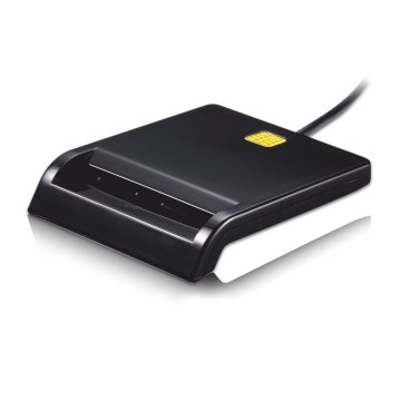 Lector Externo De Dnie Tooq Tqr-210b Usb 2.0 Color Negro