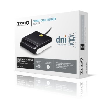 Lector Externo De Dnie Tooq Tqr-210b Usb 2.0 Color Negro 2