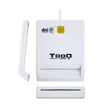 Lector Externo De Dnie Tooq Tqr-210w Usb 2.0 Color Blanco 2