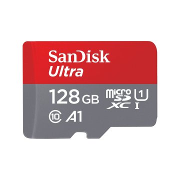 Memoria Sd Micro 128gb Sandisk Ultra® Microsdxc + Sd Adapter 100mb s Class 10 Uhs-i Sdsqunr-128g-gn3ma
