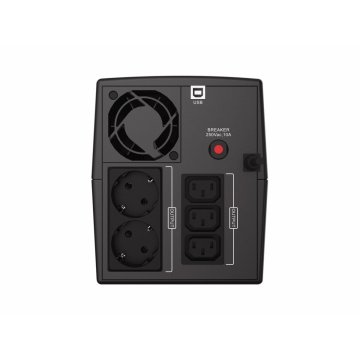 Sai Conceptronic 1500va   900w Offline 2xshucko, 3xiec Hid Usb, Rj45 In out Avr 2