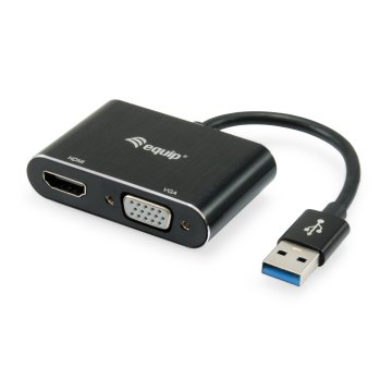 Adaptador Usb 3.0 A Hdmi   Vga Equip 1920 X 1080 60hz