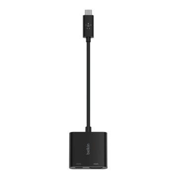 Adaptador Belkin Avc002btbk Usb-c A Hdmi + Carga 60w Color Negro 2