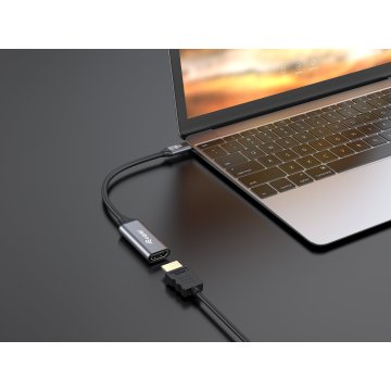 Cable Adaptador Usb-c Macho A Hdmi 2.0 4k 0,15mequip 2
