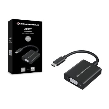 Adaptador Usb-c Conceptronic Abby05b A 1xvga Hembra 1080p Conceptronic 2
