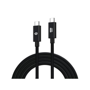 Cable Usb-c Macho A Usb-c Macho 2m Conceptronic Usb 4.0 Gen 3 240w 48v 5a 40gbps E-mark 2