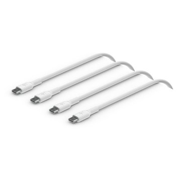 Cable Belkin Cab003bt1mwh2pk Usb-c A Usb-c Boost Charge 1m Color Blanco Pack 2 Unidades