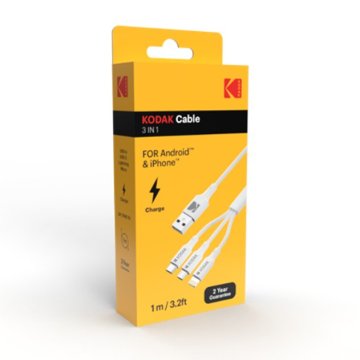 Kodak Cable Usb (lightning   Usb-c  Micro-usb) 2