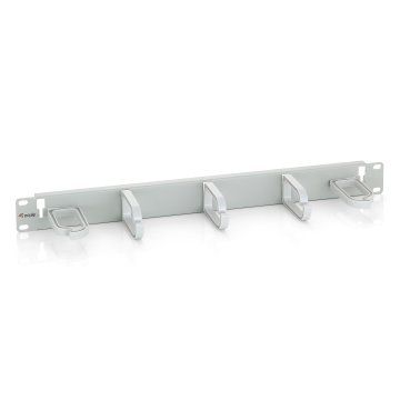 Kit 5 Uds Panel Organizador De Cables Color Blanco Para Armario Rack