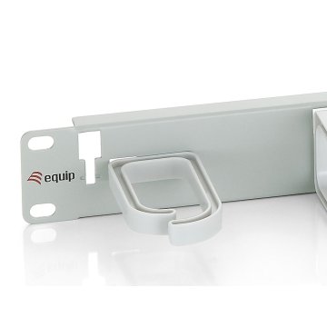 Kit 5 Uds Panel Organizador De Cables Color Blanco Para Armario Rack 2