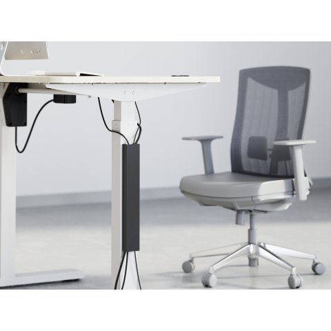 Organizador De Cables Magnetico Equip 650865 Color Negro Canal Con Fijacion Magnetica Sin Instalacion