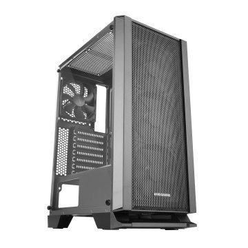 Caja Atx Semitorre Mars Gaming Mc-master Frontal Metal-mesh Con 3ventiladores Frontales Ventana Lateral De Cristal Templado S