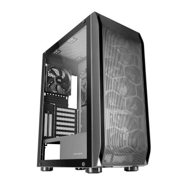 Caja E-atx Torre Gaming Mars Gaming Mc-pro2 Xxl Black Laeral Creistal Templado Frontal Rejilla Con 3+2 Ventiladores Incluidos