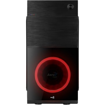 Caja Microatx Gaming Aerocool Cs-105 Ventilador Frontal Red 1xusb3.0+1xusb2.0 Vga Hasta 240mm Color Negro 2