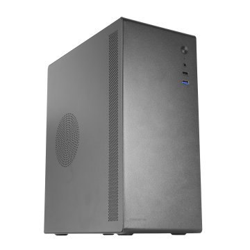 Caja Microatx Tacens Novax Color Negro Estructura Metalica Y Compacta Usb3.0 X1   Usb2.0 X1   Hd Audio