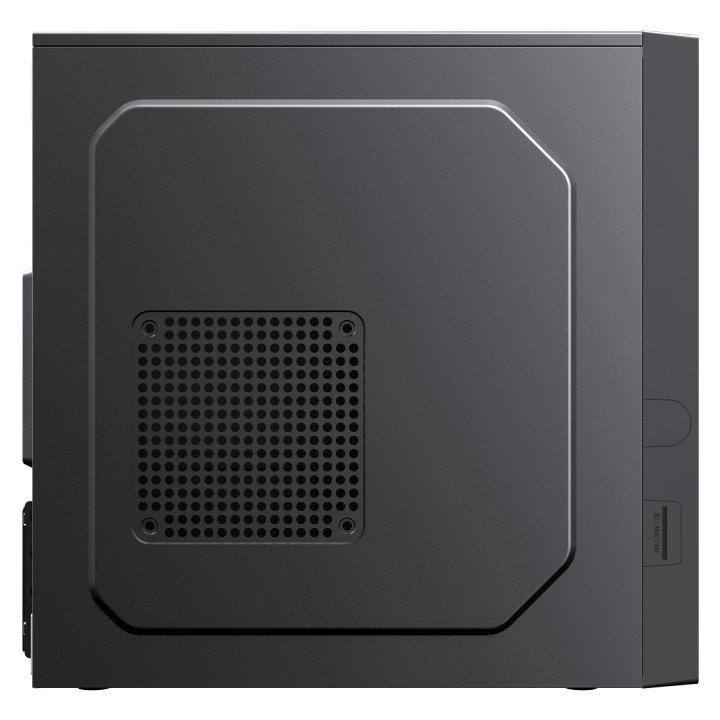 Caja Micro Atx Unyka Aero C12 V1 Uk521116 Negra Con 2 Bahias De 5,25" 2x3.5" 2xusb 3.0 Lector De Tarjetas Audio