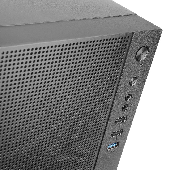 Caja Microatx Tacens Anima Ac5 Usb3.0 Usb2.0 Frontal Mesh Black Sin Fuente De Alimentacion